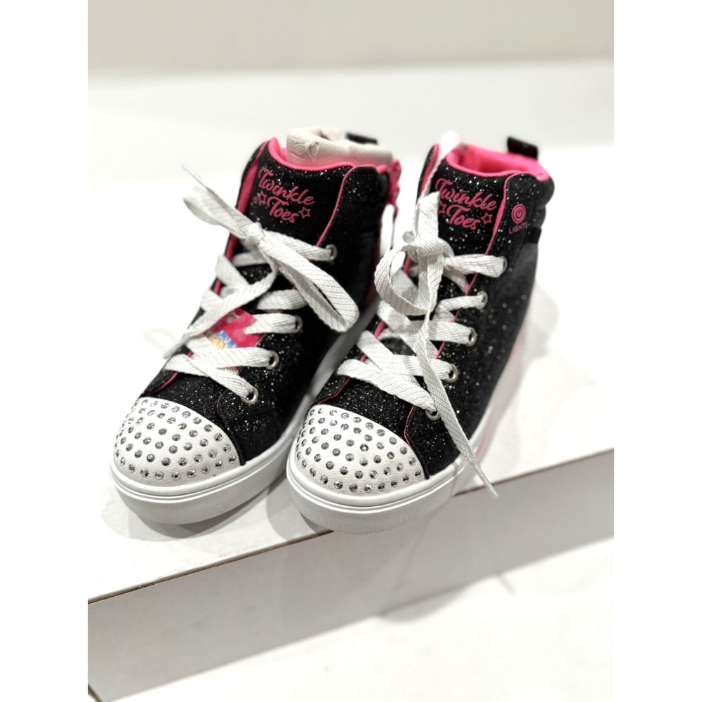 Skechers Sneakers girls 3y Twinkle Toes Sparks Charm Bestie High school preppy